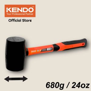KENDO Rubber Mallet Black Colour KD25502 & 25515