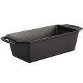 Lodge BW8LP 8.5 x 4.5 Inch Seasoned Cast Iron Loaf Pan, 8.5x4.5 Inch, Black. 