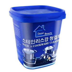 READY STOCK 500g Magic Cookware Cleaner Powerful Stainless Steel Oven and Cookware Cleaner Household Cleaner Pencuci Periuk Magic不锈钢清洁膏
