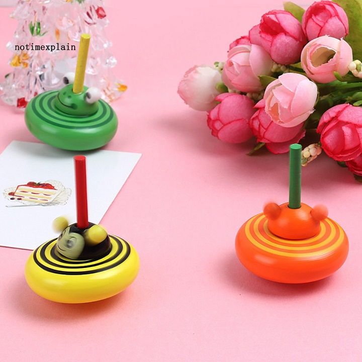 ĐỒ CHƠI CON QUAY BẰNG GỖ NHIỀU MÀU ĐỘC ĐÁO. 