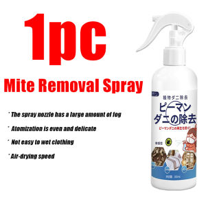 【Pure natural safe formula】Mite Removal Spray and Flea Spray Mite killer Spray Bed Bug Killer Insect Spray Mite Control Spray Dust Mite Killer Spray Health Non-toxic Natural Removal Of Acarid By Household Pregnant Women Baby Bed Bugs Cleaner Insecticide