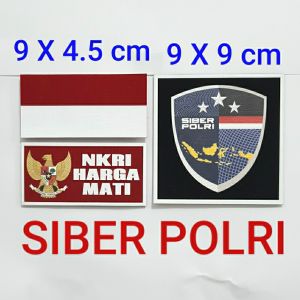 Logo TRIBRATA DENSUS KEWENANGAN SIBER INSPEKTORAT METROJAYA BNN PENYIDIK Patch Emblem Prepet Perekat Velkro Badge Tactical Army