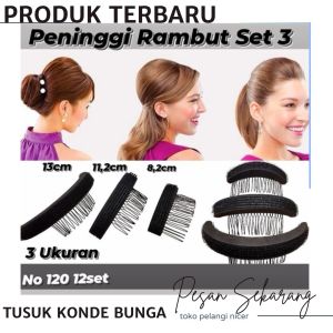 3PCS Alat PENINGGI RAMBUT - Hairdo Alat PENINGGI poni ADA SISIR - Hair Do style korea