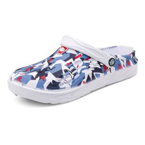 Tofuns Summer Sandals for Men Slippers Casual Home Slippers Quick Dry Hole Clogs Couple Garden Shoes Beach Sandals 38-49