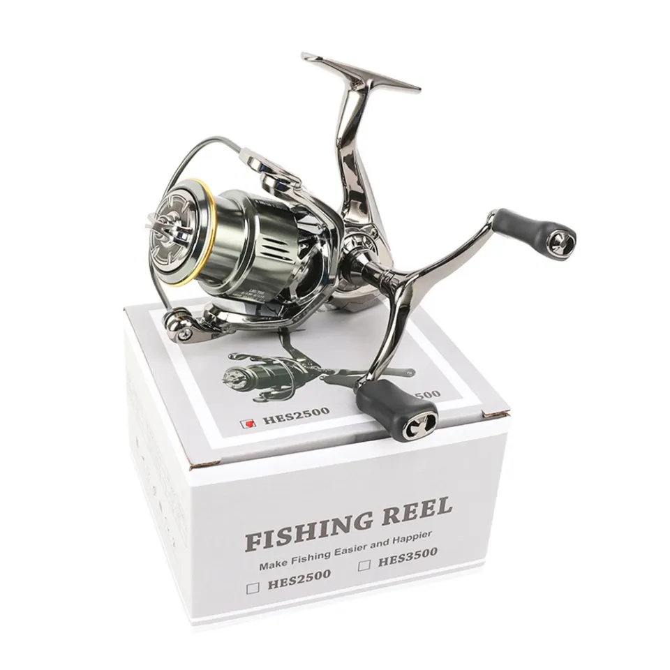 Ready Stock】Fishing Reel HES1500-3000 Series Spinning Reel 6KG