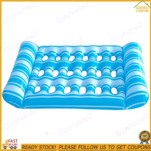 [CY] Inflatable Floating Bed PVC Floating Lounger Air Mattress Outdoor Swimming