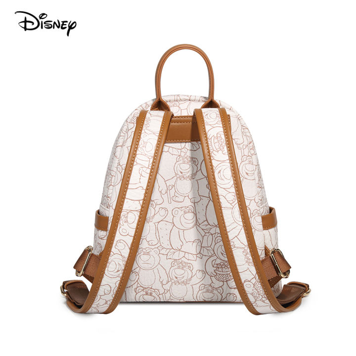Disney's%20official%20authentic%20strawberry%20bear%20series%20coated%20canvas%20printed%20old%20flower%20PVC%20backpack%20mini%20women's%20wear%20-%20Image%205