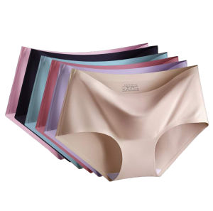 Lizida ผู้หญิงน้ำแข็งผ้าไหม Low-Rise กางเกงยืดนุ่ม Healthy กางเกงในต้านเชื้อแบคทีเรีย