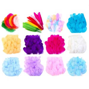 100pcs sáng lông trang trí cho hàng thủ công hoàn hảo cho Diy headdress đám cưới và trang trí Giáng sinh