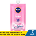 Nivea Sun Extra Protect Sun Serum SPF 50+ PA+++ 7ml I Sachet - AURA & OIL CONTROL. 