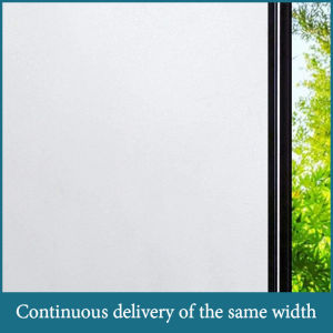 WEPHOTO【COD】Privacy Window Film Matte White Window Film Frosted Window Film Static Cling Glass Film Non Adhesive Window Film Removable & Reusable