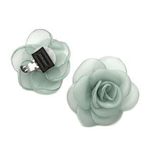 EFRW45 2pcs Shoe Clip Wedding High Heel Charm Buckle Rose Flower Shoes Buckles Shoe Decorations Removable