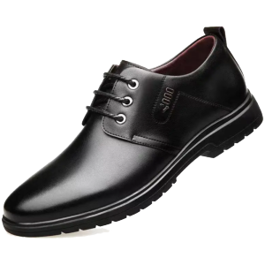 Formal Leather Shoes Business Leather Shoes For Men British Black Lace-Up Shoes Casual