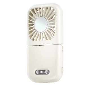 Portable Handheld Mini Fan USB Rechargeable 7200RPM Foldable Cooling Fan with LED Display 2-in-1 Phone Stand Travel Summer Fan