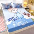 Dansunreve Elsa Fitted Sheet Disney/Marvel Series Snow White Bedsheet Single/Queen/King Cartoon Mattress Protector. 