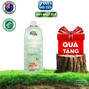 Nước giặt gốc thực vật Earth Choice giặt đồ lót quần áo lành tính cho da hương tinh dầu bạch đàn (1L/Chai)