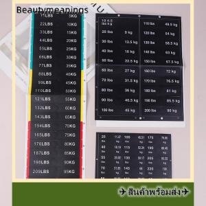 💥💌【Special price】✈️Ready Stock✈ สติกเกอร์น้ำหนักติดพื้นหลังสีดำสีขาวขนาด4.5กก. ถึง150กก. สำหรับฝึกความแข็งแรงในยิม