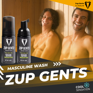 2 bottles - Zup Gents Masculine Wash