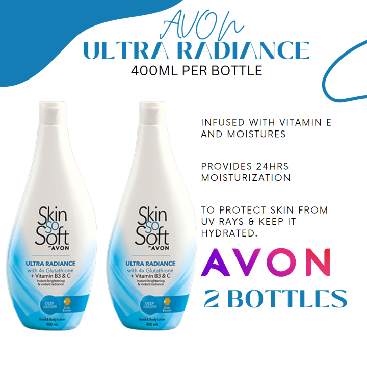 AVON Skin So Soft Ultra Glutathione 400ml Lazada PH