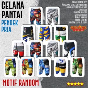 Celana Santai Pantai - Abu