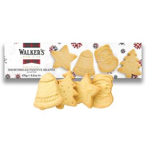 ウォーカー クリスマス フェスティブシェイプ ショートブレッド 175g / Walkers Christmas Festive Shape Shortbread 175g