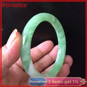 Ministar Imitation Bracelet Green Womens Vintage Round Bracelet Ladies Jewelry Gift