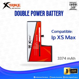 XTRIKE Baterai Double Power Ip XS MAX Batre Batrai Battery Dual Compatible for Iphone