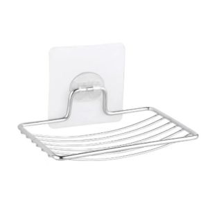 High Quality Soap Holder Wall Mounted Double Layer/Single Layer Soap Rack Stainless Steel Soap Sponge Dish Bathroom Wall Hanging Soap