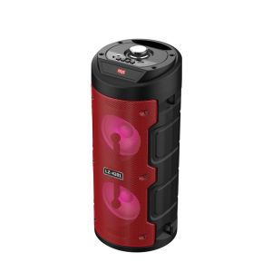 LZ4201 ลำโพงบลูทูธ ที่มาพร้อมไมโครโฟนมีสาย ลำโพงเสียงดี ไม่ค์ไม่ห่อน มีสายสะพาย ตู้ลำโพง ลำโพงตู้