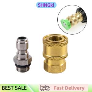 SHNGki High Pressure Washer Connector Adapter 1 4 Female Quick Connect M14x1.5 Thread