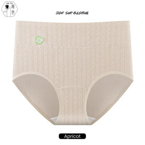 Joe Sir Women High Waist Cotton Panties 7A Antibacterial Gusset Extended 16CM Cotton Crotch Gentle Tummy Control Full Coverage Stretch Briefs Plus Size