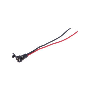 [ezrae Libun] 1Pc DC power Female With Cable Wired 5.5 x 2.1 5.5x2.5mm DC Socket High Current All Male Female Power Plug Connector
