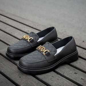 Sampai7an SPT-59 Sepatu Flat Wanita Loafers Kasual Woman Shoes Korea Trendy Bahan PVC Terbaru COD