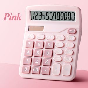 12 Digits Electronic Calculator Cute Calculator Solar Cell Calculator Office Supplies