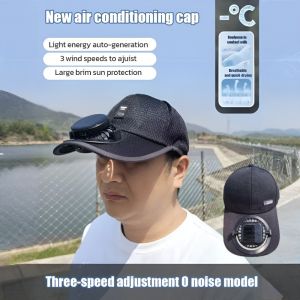 Solar Charging Fan Cap Rechargeable Eco-Friendly Solar-Powered Cooling Lightweight and Comfortable Ideal for Outdoor Activities