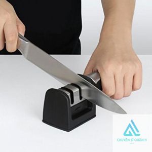 Dụng Cụ Mài Dao Kéo 3 Khe 3 Cấp Độ Mài Nhỏ Gọn Đa Năng Bằng Thép Không Gỉ Siêu Bền-GD58-DCMD