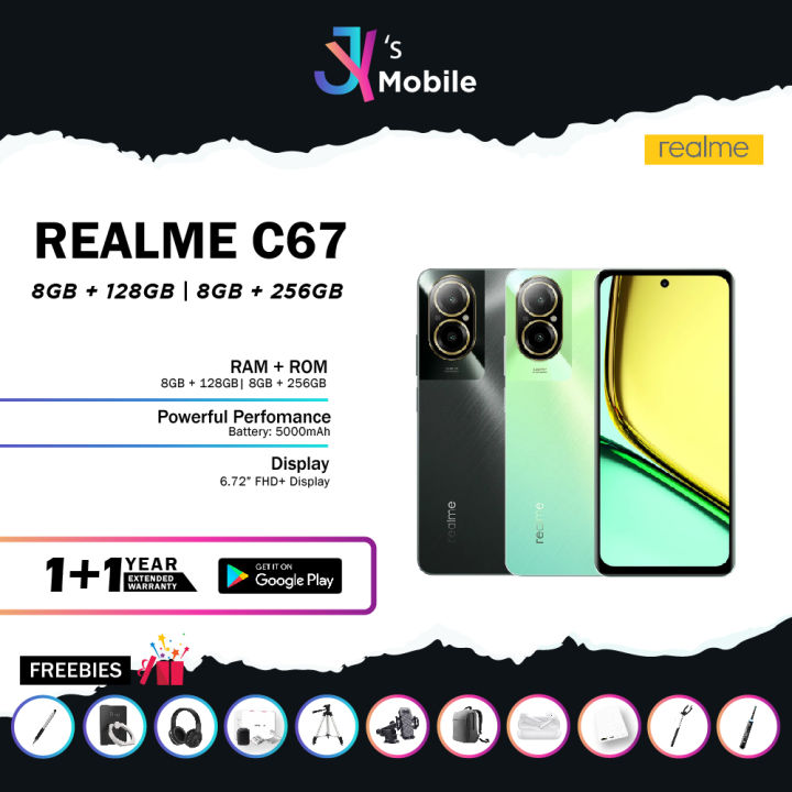 Realme C67 (8+8gb Ram 128gb Rom) (8+8gb Ram 256gb Rom) - Original 