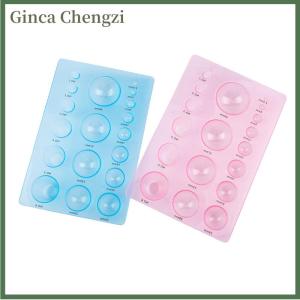 Ginca เครื่องมืองานฝีมือกระดาษแบบทำมือลูกบอลครึ่งลูกมินิกระดาษแม่พิมพ์ทำกระดานศิลปะ