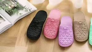 New WomenS Closed-Toe Sandals PVC Non-Slip Breathable Clogs Home Anti-Collision Soft-Soled Slippers For Women