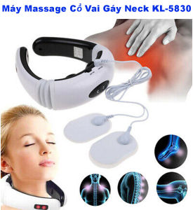 Máy Massage Cổ Vai Gáy Neck Massager KL-5830 Kèm 2 Miếng Dán Massage