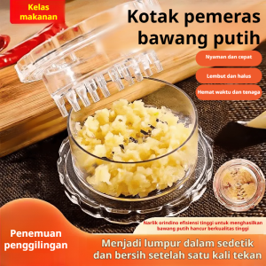 Penggiling Serbaguna Kotak Bawang Putih Untuk Makanan Keluarga Mudah Tanpa Butiran Hemat Waktu
