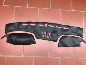 Thảm taplo da vân carbon cao cấp Hyundai Creta 2022 - 2023