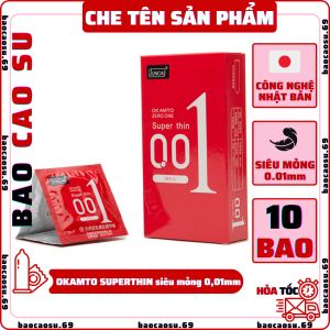 Bao Cao Su Durex Invisible Siêu Cực Mỏng Hộp 10 Cái