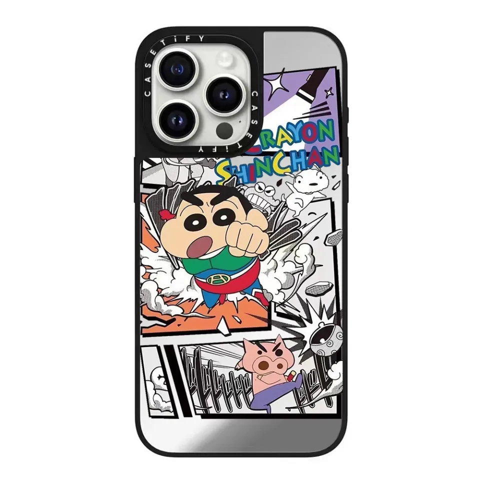 CASETiFY Crayon Shinchan Case Shockproof Mirror with MagSafe
