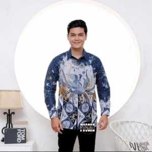 KEMEJA BATIK PRIA DEWASA LENGAN PANJANG MOTIF TERLARIS SIZE M L XL XXL