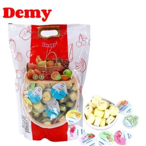 ขนมชีสนมวัว ผสมผลไม้ อร่อย หอมกลิ่นนม ใน1ถุงคละรส 1ห่อขนาด500กรัม