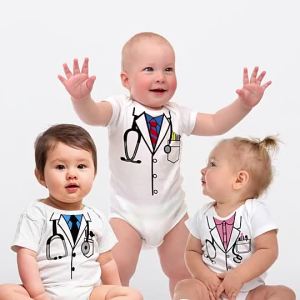 Doctor Career Baby Onesie 0-12 months Cotton Bodysuit Profession Frogsuit Baby Onesies PH