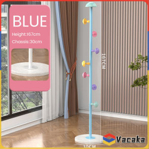 Vacaka Coat Rack Metal Clothes Rack Cute Mushroom Colourful Hanger Multiple Hook Bedroom Drying Rack