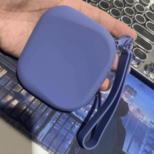 FANME Silicone Silicone Coin Purse Morandi Color Square Lipstick Pouch Casual Waterproof Mini Storage Bag Woman Girls
