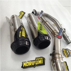 Knalpot Norifumi GTX RBT trail kharisma Supra Vega Revo jupiter smash Shogun Kirana Blade win supra